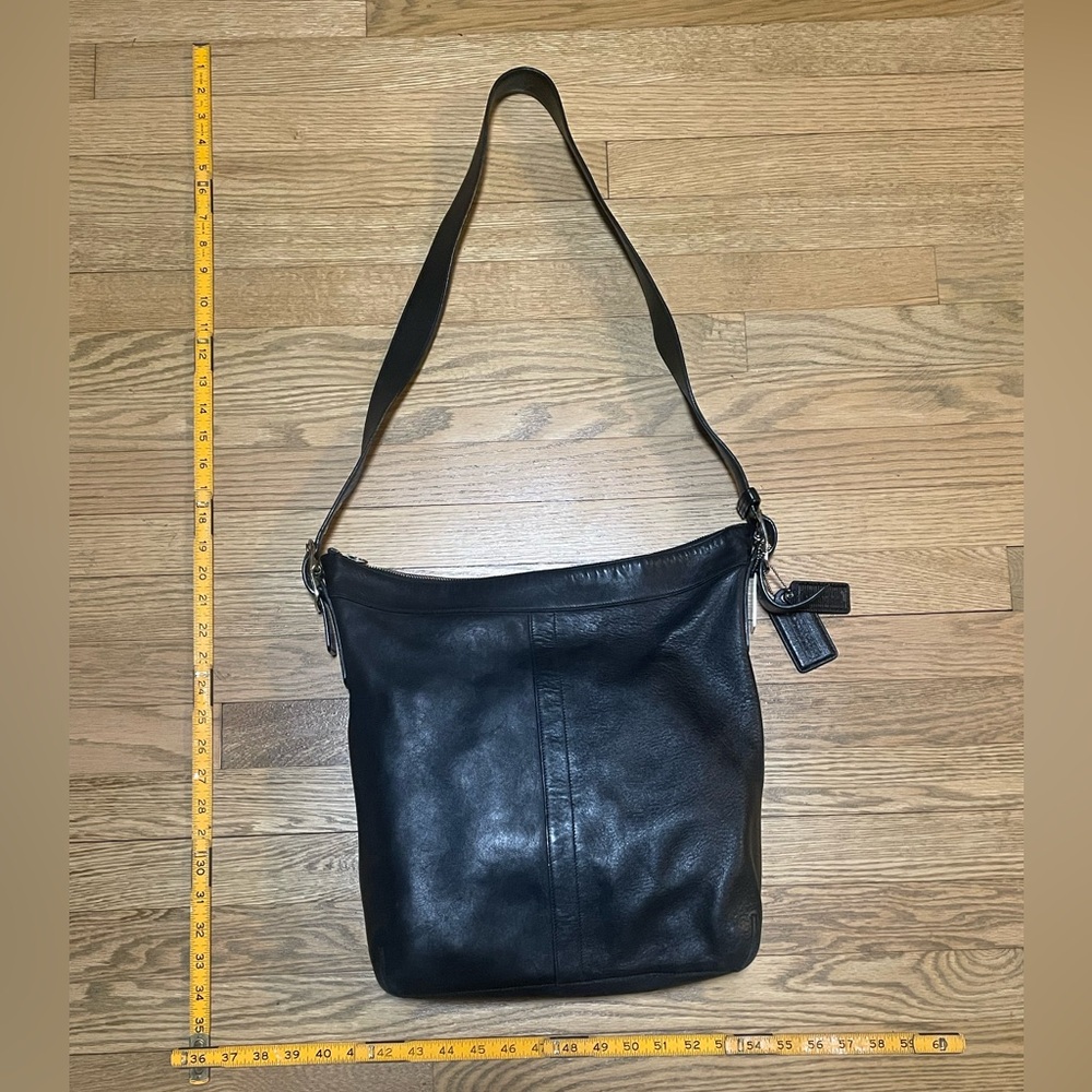 COACH Legacy Leather Slim Duffle Convertible Crossbody Shoulder Messenger Bag - Picture 4 of 16